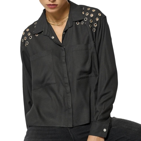Chemise Noire Femme Kaporal MIDA