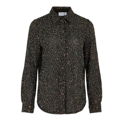 Chemise à Sequin Noir Femme Vila Scara