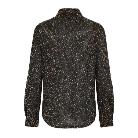 Chemise à Sequin Noir Femme Vila Scara