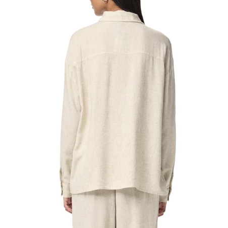 Chemise Beige Femme Pieces Pia