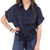 Chemise Satin Marine Femme An'ge Leonie