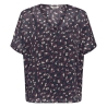 Blouse Marine/Bordeaux Femme Only Tasha