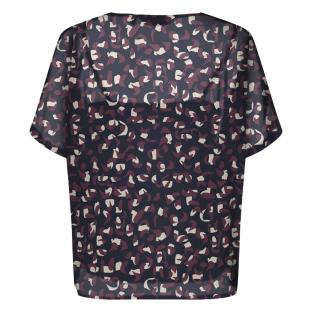Blouse Marine/Bordeaux Femme Only Tasha