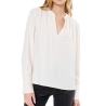 Blouse Ecru Femme Tommy Hilfiger Soft Viscose V-neck