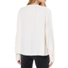 Blouse Ecru Femme Tommy Hilfiger Soft Viscose V-neck