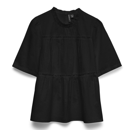 Blouse Noire Femme Vero Moda Newisolde