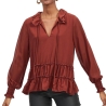 Blouse Terracotta Femme Vila VILISANN