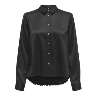 Chemisier Noir Femme Only Plisse