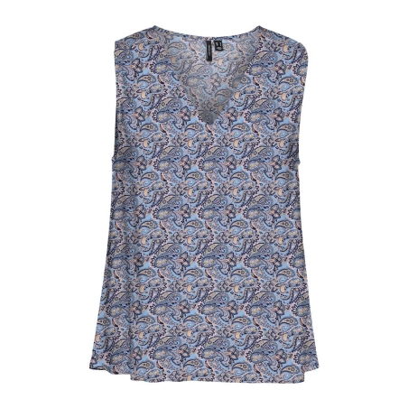 Blouse Bleu à Motifs Femme Vero Moda Easy Joy