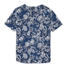 Blouse Marine à Fleurs Femme TBS JANIEMIS