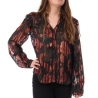Chemise Noire/Rouge Femme Kaporal SEVEN