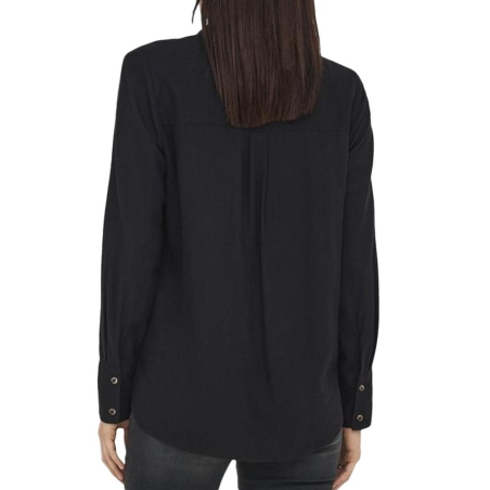 Chemise Noir Femme JDY Linen