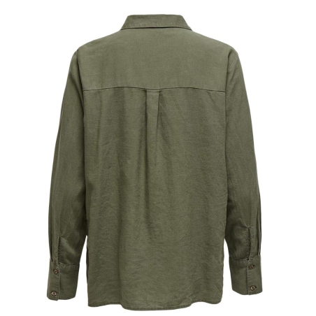Chemise Kaki Femme JDY Linen