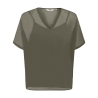 Blouse Kaki Femme Only Tasha