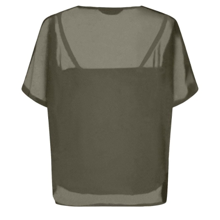 Blouse Kaki Femme Only Tasha