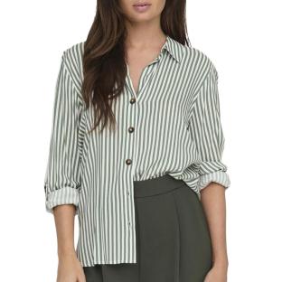 Chemise Blanc/Kaki Femme JDY Laurel