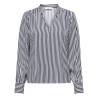 Blouse Blanche/Bleu Femme JDY Laurel