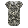 Blouse Beige/Noir à motifs Femme Only Nova
