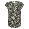 Blouse Beige/Noir à motifs Femme Only Nova