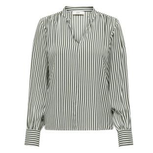 Blouse Blanche/Kaki Femme JDY Laurel