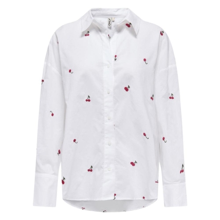 Chemise Blanche/Rouge Femme Only Regon