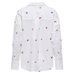 Chemise Blanche/Rouge Femme Only Regon