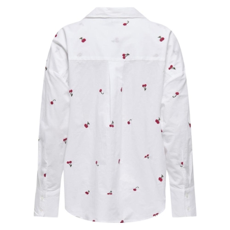 Chemise Blanche/Rouge Femme Only Regon