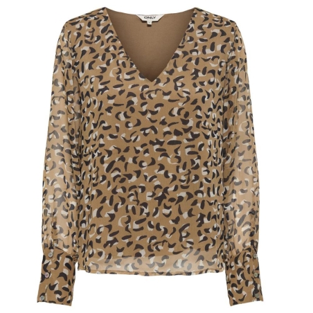 Blouse Marron Femme Only Tasha Otl