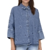 Chemise en Jean Bleu Femme Only Grace 3/4