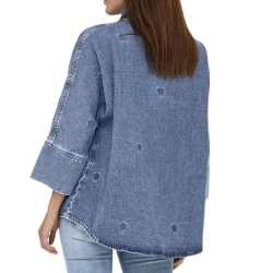 Chemise en Jean Bleu Femme Only Grace 3/4