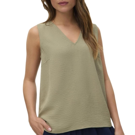 Top Kaki Femme Vero Moda Malva