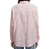 Chemise à Rayures Orange Femme Teddy Smith Louisy