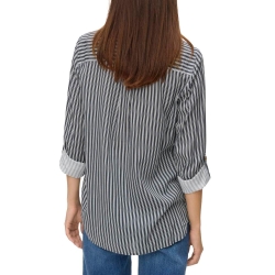 Chemise Noir/Blanches Femme Vero Moda Bumpy