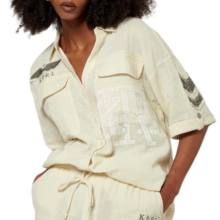 Chemise Ecru Femme Kaporal SLOW