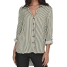 Chemise à Rayures Blanc/Kaki Femme JDY Laurel