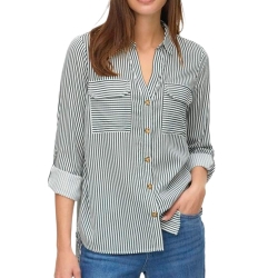 Chemise Vert/Blanc Femme Vero Moda Bumpy