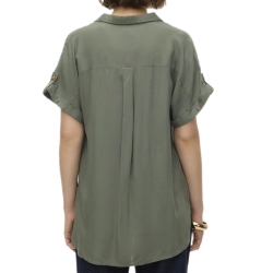 Chemise Verte Femme Vero Moda Bumpy