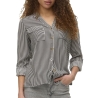 Chemise Chocolat/Blanc Femme Vero Moda Bumpy