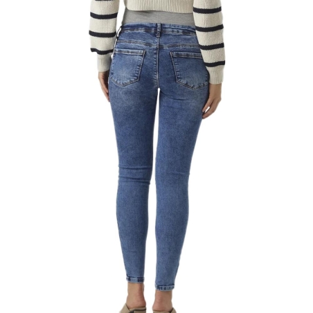 Jean Slim Bleu Femme Mamalicious Roma