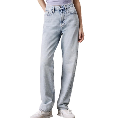 Jean Bleu Femme Calvin Klein Jeans High Rise