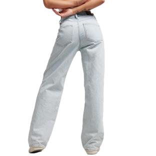 Jean Large Bleu Clair Femme Superdry Vintage