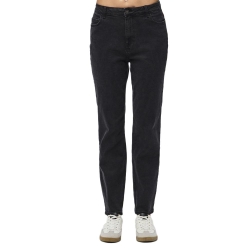 Jean Mom Noir Femme Pieces Kesia