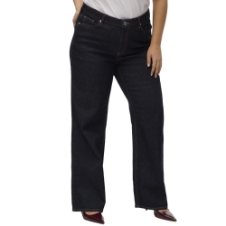 Jean Droit Bleu Foncé Vero Moda Curve Tessa Wide