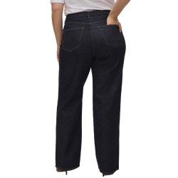 Jean Droit Bleu Foncé Vero Moda Curve Tessa Wide