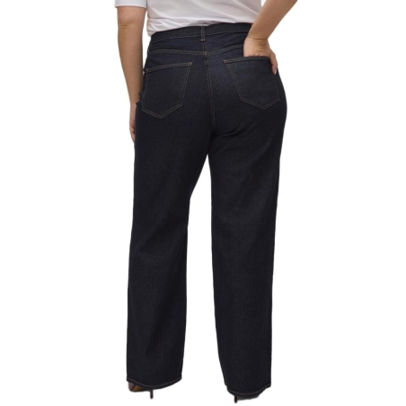 Jean Droit Bleu Foncé Vero Moda Curve Tessa Wide