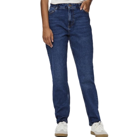 Jean Mom Bleu Femme Pieces Kesia