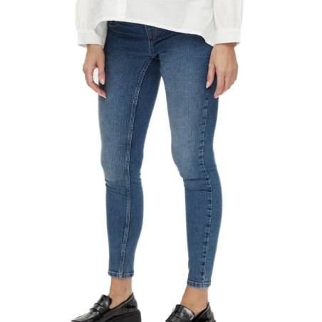 Jean Skinny Bleu Femme Mamalicious Lamy