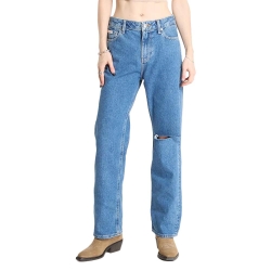 Jean Straight Bleu Femme Calvin Klein Jeans LV047E609G
