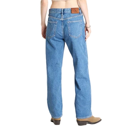 Jean Straight Bleu Femme Calvin Klein Jeans LV047E609G
