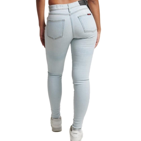 Jean Skinny Bleu Clair Femme Superdry Vintage Rise